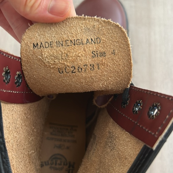 Dr. Martens Clemency Lace-Up Boots in Burgundy Cherry Red SZ 6 (US) SZ 4 (UK) - Picture 3 of 5